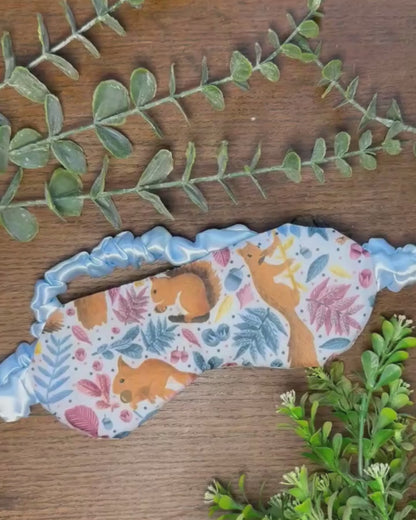 Red Squirrel Sleep Mask