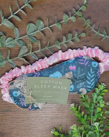 Snow Leopard Sleep Mask
