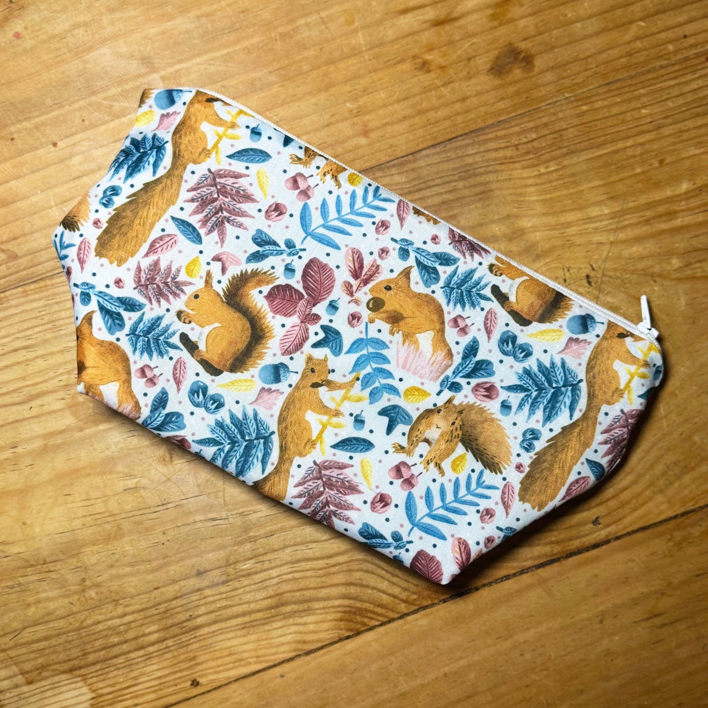 Red Squirrel Toiletry Bag