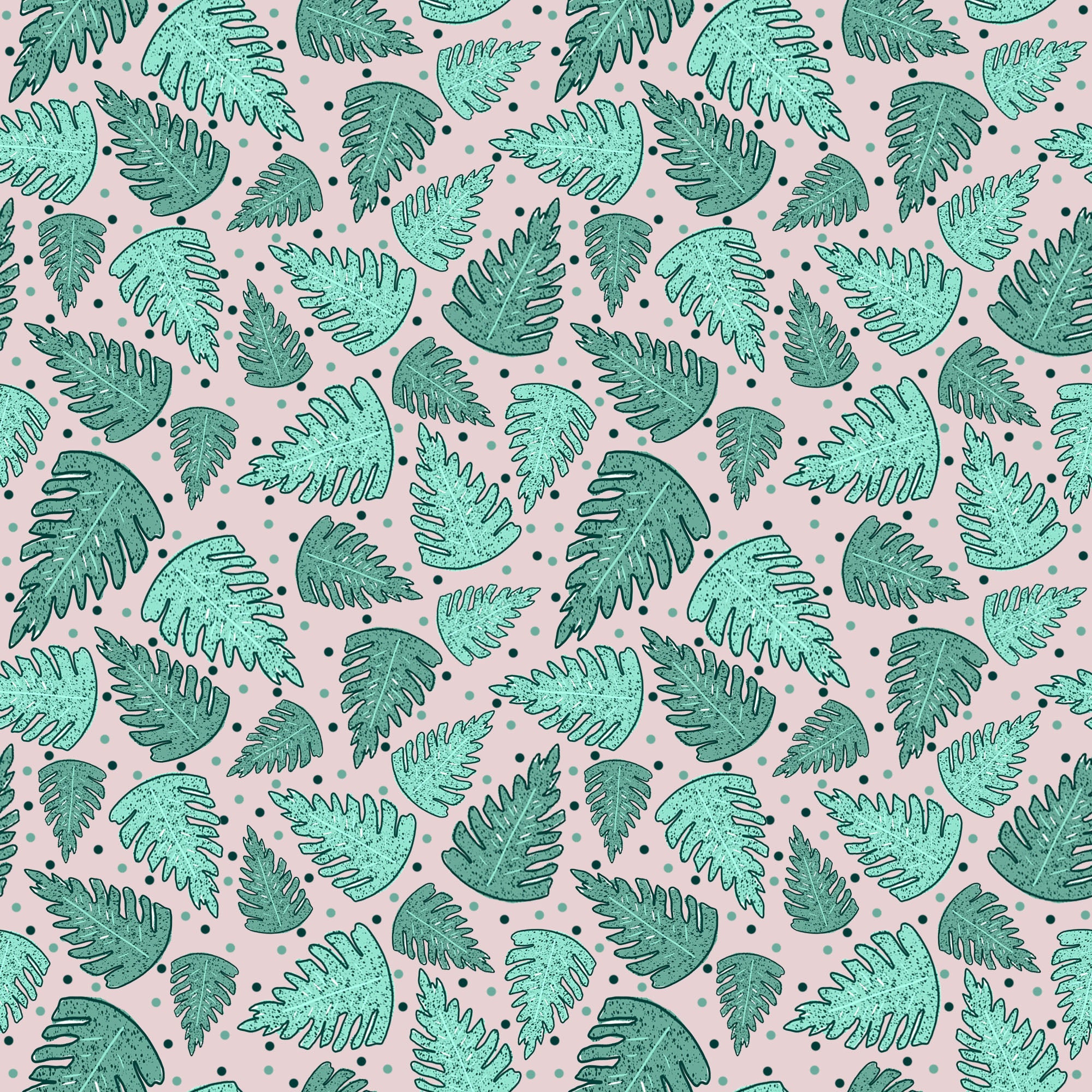 leafy surface pattern design