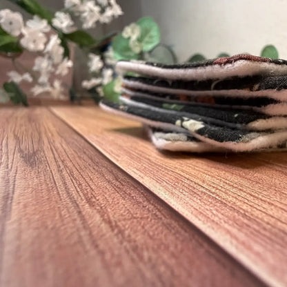 Zero waste makeup accessories featuring washable moth patterned cleansing pads.
