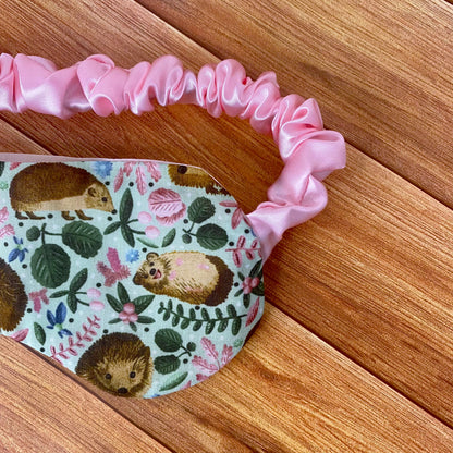 Stylish hedgehog sleep mask, ideal for relaxing and enhancing better sleep quality