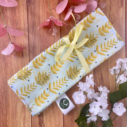 Our yellow foliage brush roll is an unusual gift for an artist to make them smile. 