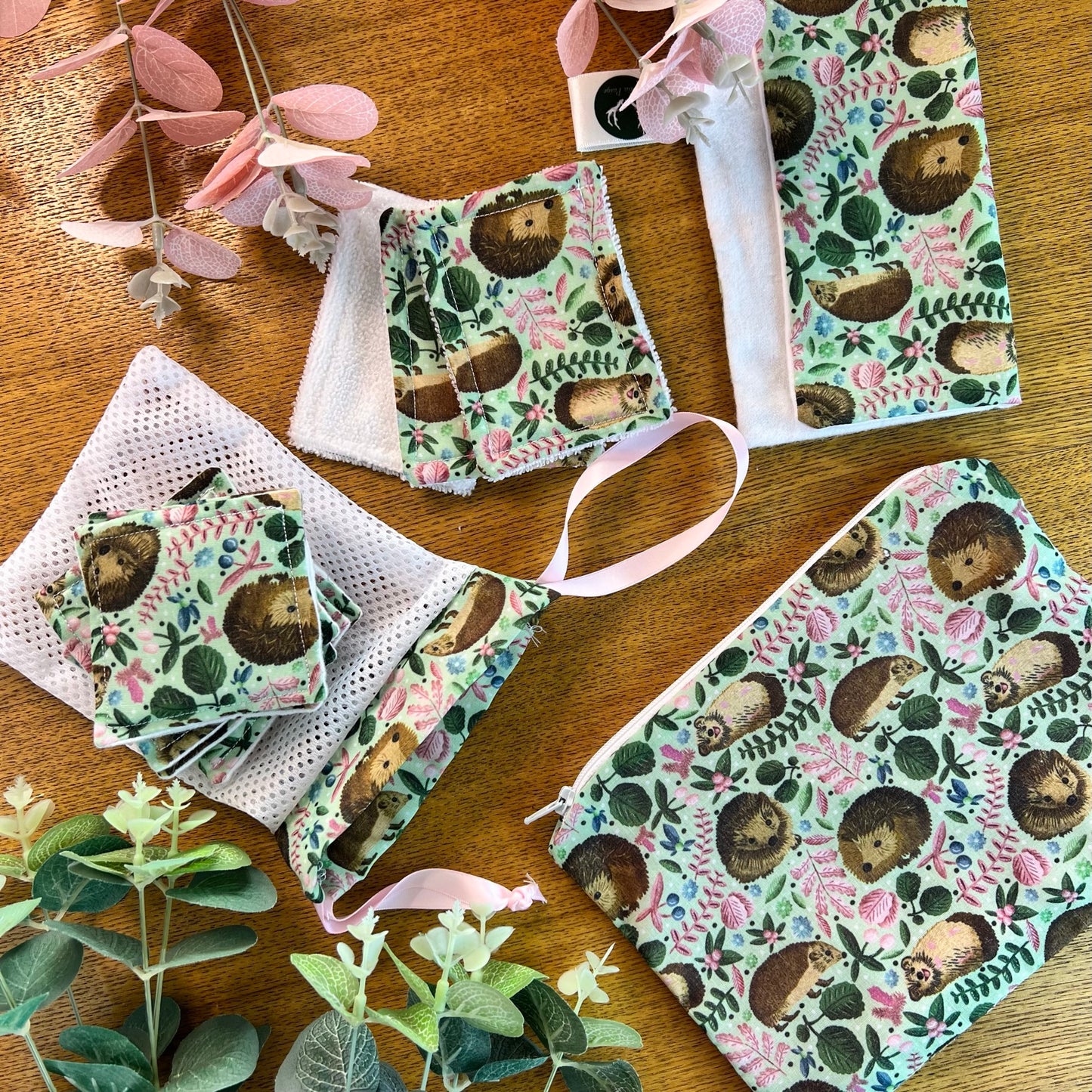 Surprise her with our skincare gift set featuring adorable hedgehog designs, perfect for self care."