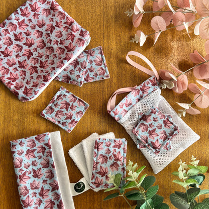 Pink Leafy Sustainable Skincare Starter Giftset