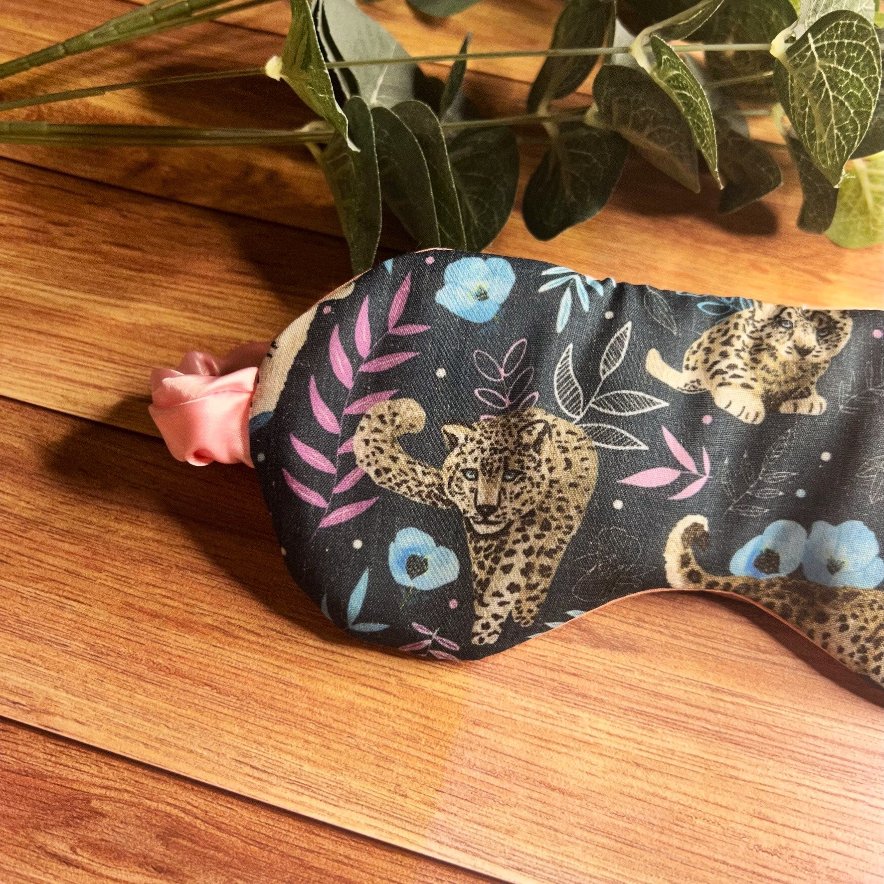 90th birthday gift for nan, snow leopard sleep mask.