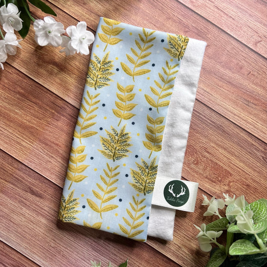 Yellow Foliage Reusable Facecloth