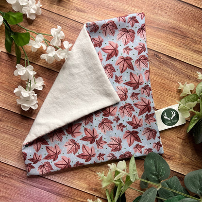Pink Leafy Reusable Facecloth