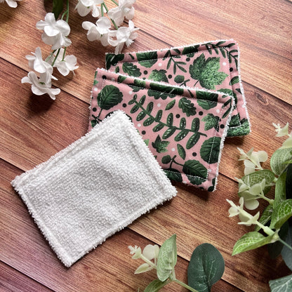 if you use cotton pads to remove makeup, you could definitely try these eco friendly alternatives to cotton pads for a more sustainable skincare routine. These exfoliating pads are patterned and can make a handmade gift for mom.
